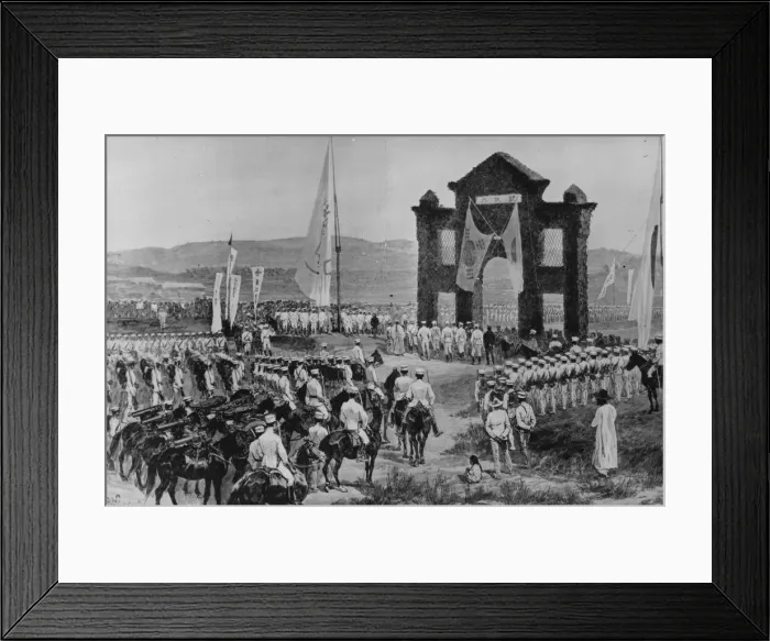 Framed Print : Japanese Victors Framed Print : Japanese Victors