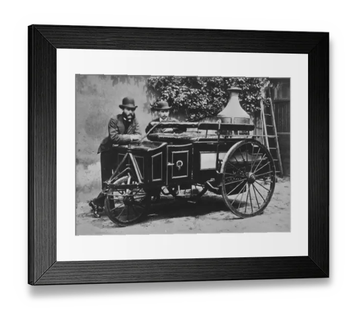 Framed Print : Steam Wagon Framed Print : Steam Wagon
