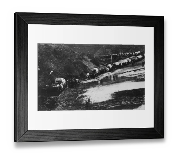 Framed Print : Mormon Treck Framed Print : Mormon Treck