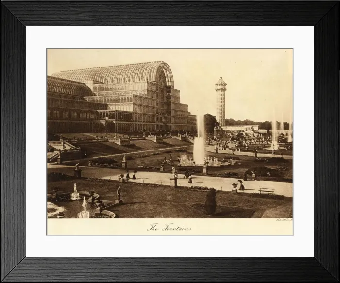 Framed Print : Palace And Gardens Framed Print : Palace And Gardens