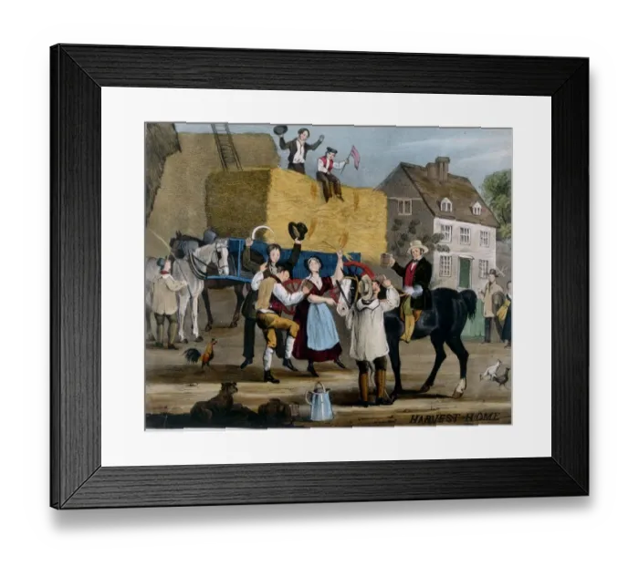 Framed Print : Harvest Home Framed Print : Harvest Home