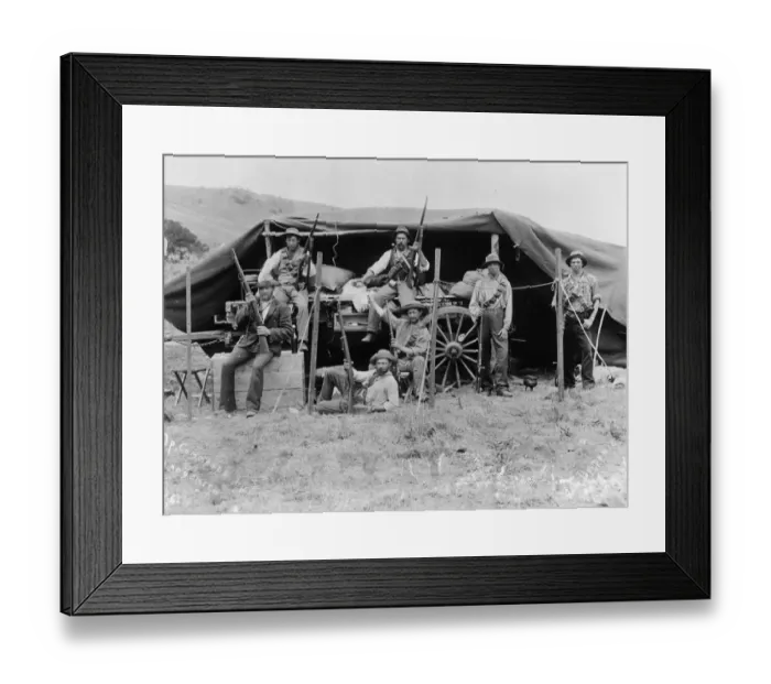 Framed Print : Boer Soldiers Framed Print : Boer Soldiers
