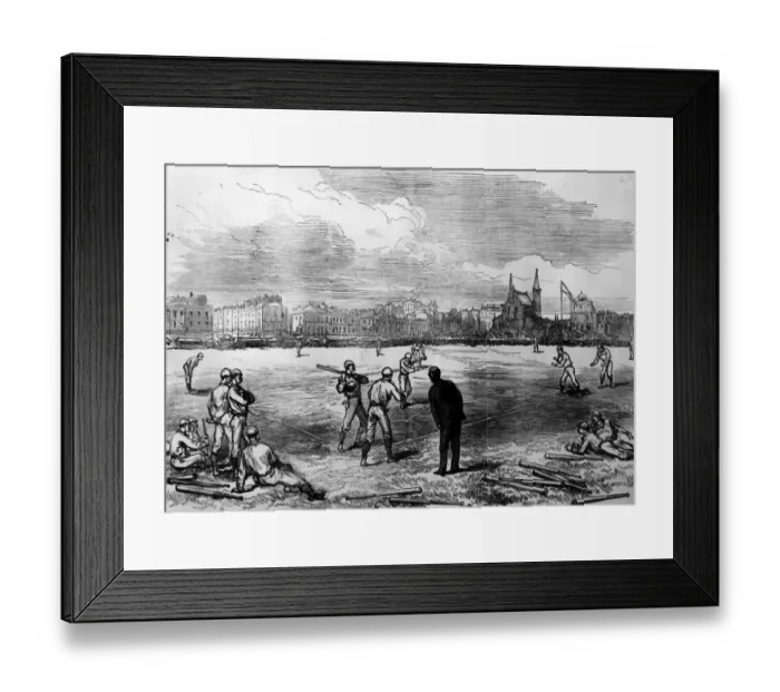 Framed Print : Baseball Game Framed Print : Baseball Game