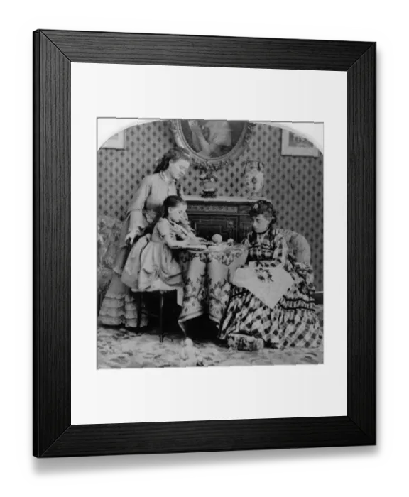 Framed Print : Family At Leisure Framed Print : Family At Leisure