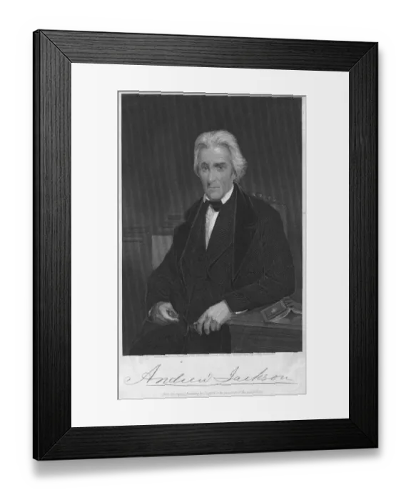 Framed Print : Andrew Jackson Framed Print : Andrew Jackson