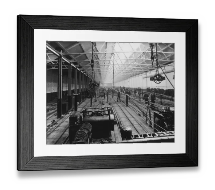 Framed Print : Belfast Rope-Yard