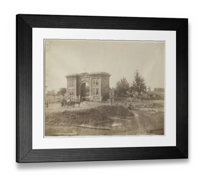 Framed Print : Gettysburg Gateway
