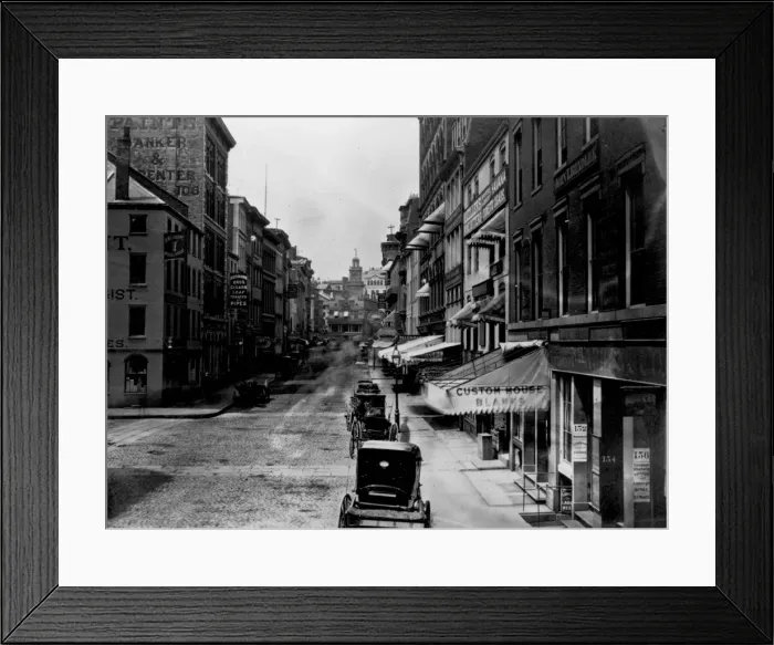 Framed Print : Broad Street Framed Print : Broad Street