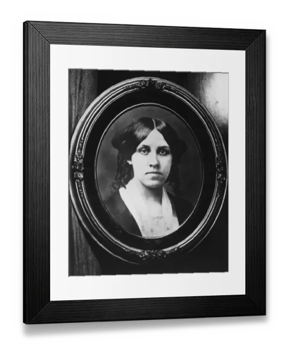 Framed Print : Louisa May Alcott Framed Print : Louisa May Alcott