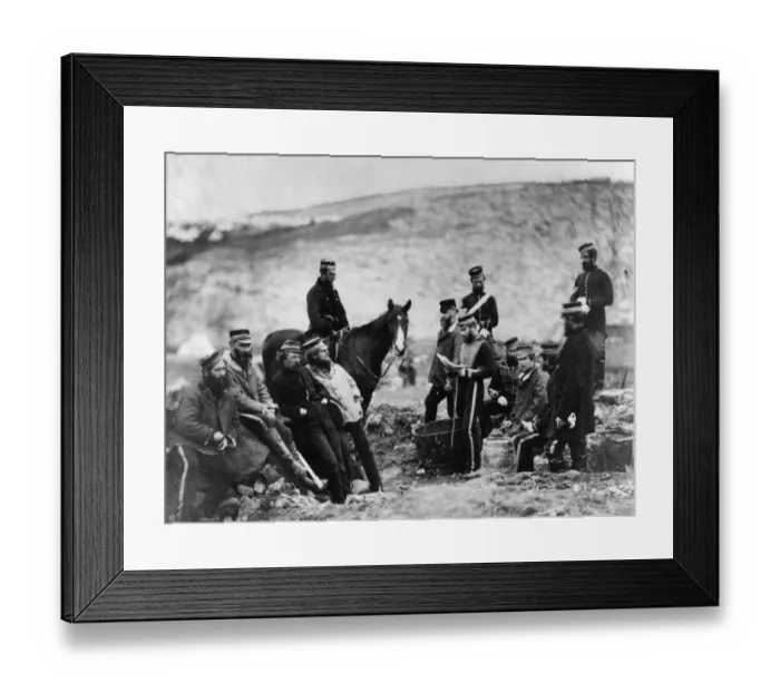 Framed Print : Crimean Soldiers Framed Print : Crimean Soldiers