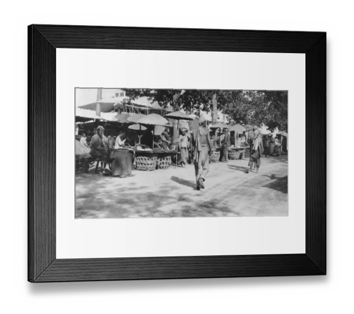 Framed Print : Market Street Framed Print : Market Street