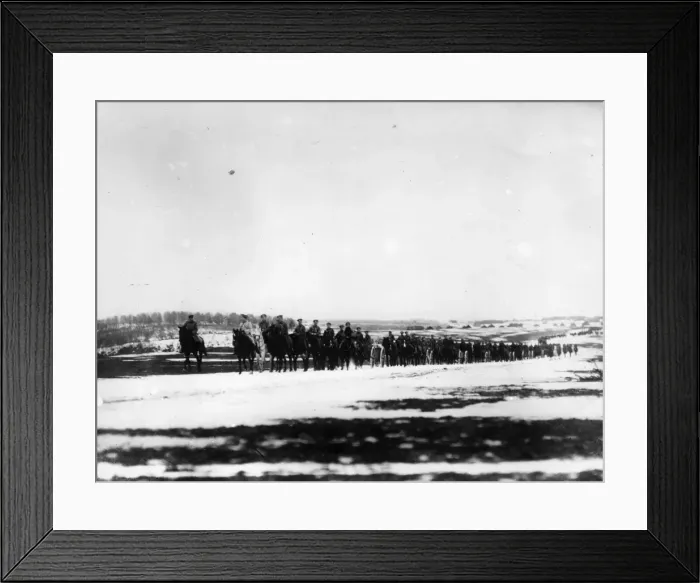 Framed Print : Russian Troops Framed Print : Russian Troops