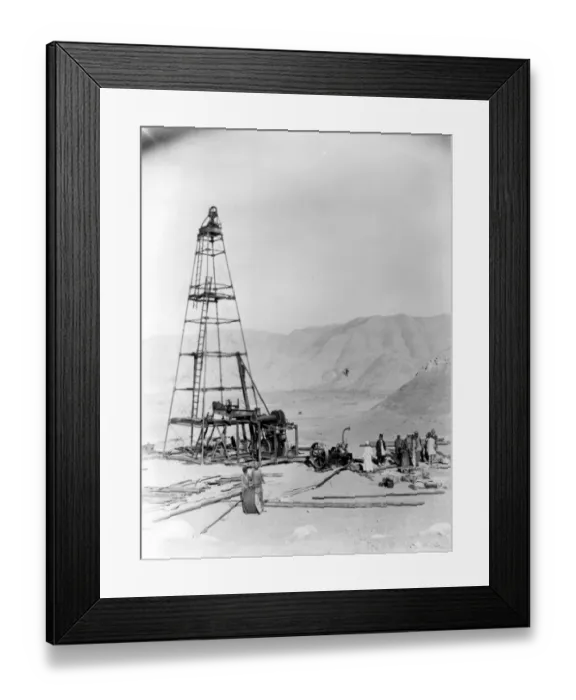 Framed Print : Persian Oilfield Framed Print : Persian Oilfield