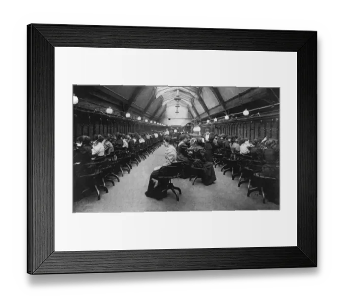 Framed Print : Telephone Exchange Framed Print : Telephone Exchange