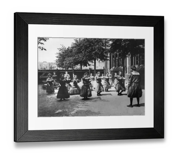 Framed Print : Exercise Class Framed Print : Exercise Class