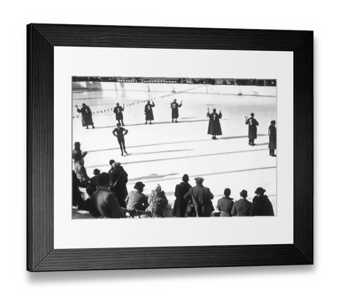 Framed Print : Figure Skating Judges Framed Print : Figure Skating Judges