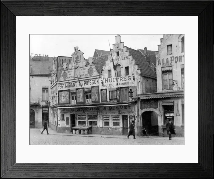 Framed Print : Brussels Fish Market Framed Print : Brussels Fish Market