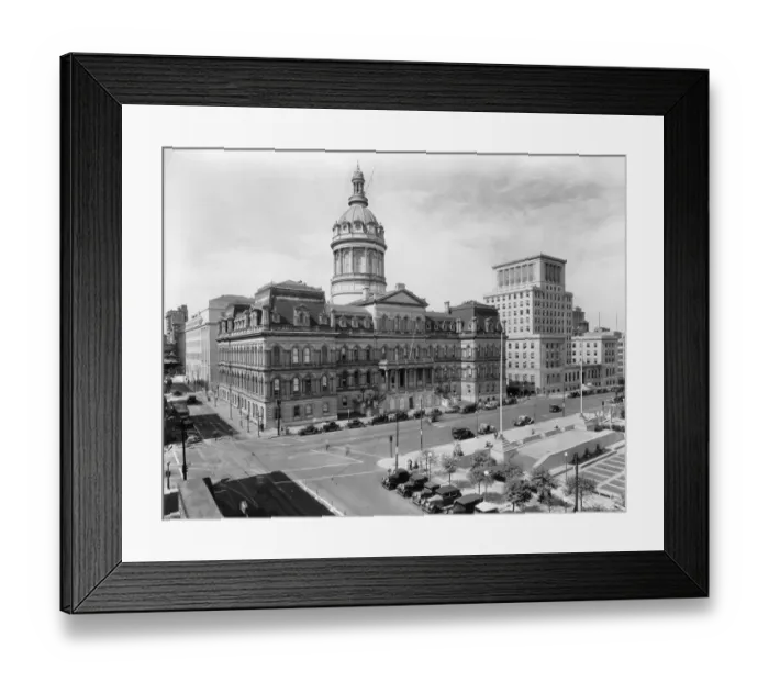 Framed Print : Baltimore City Hall Framed Print : Baltimore City Hall
