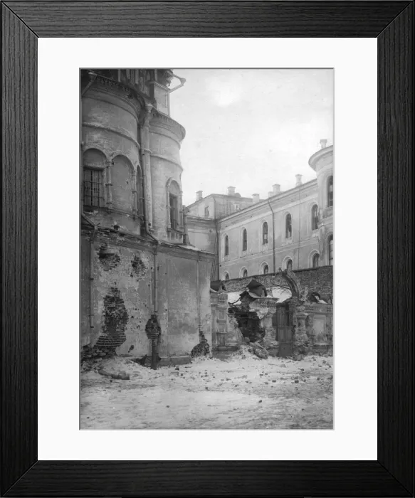 Framed Print : Damaged Church Framed Print : Damaged Church