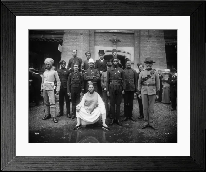 Framed Print : Colonial Troops Framed Print : Colonial Troops