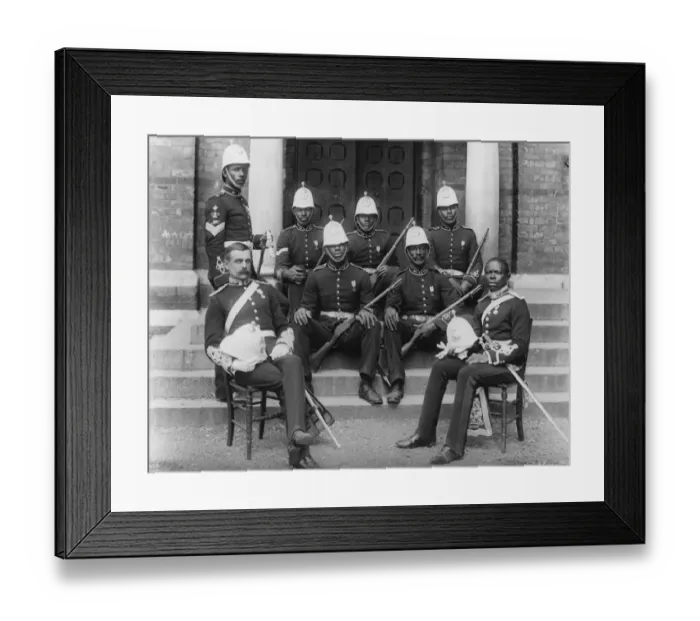 Framed Print : Colonial Troops Framed Print : Colonial Troops