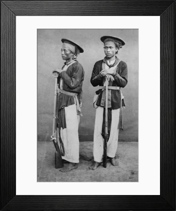 Framed Print : Chinese Soldiers Framed Print : Chinese Soldiers