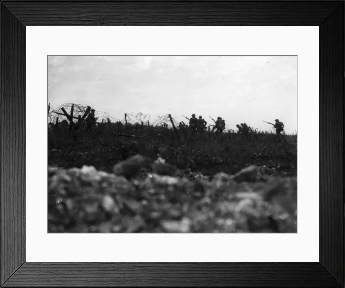 Framed Print : Advance At Thiepval Framed Print : Advance At Thiepval
