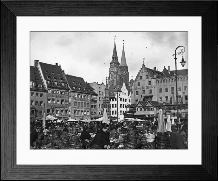 Framed Print : Nuremberg Market Framed Print : Nuremberg Market