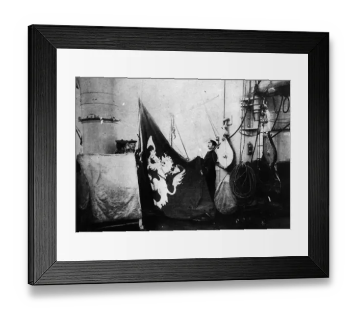 Framed Print : The Kings Flag Framed Print : The Kings Flag