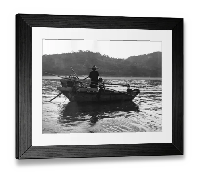 Framed Print : Chinese Fisherman Framed Print : Chinese Fisherman