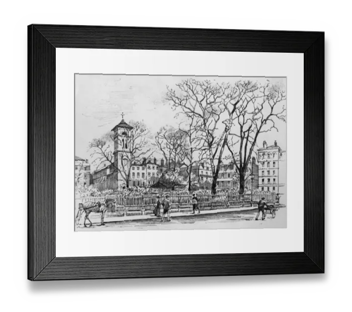 Framed Print : Soho Square
