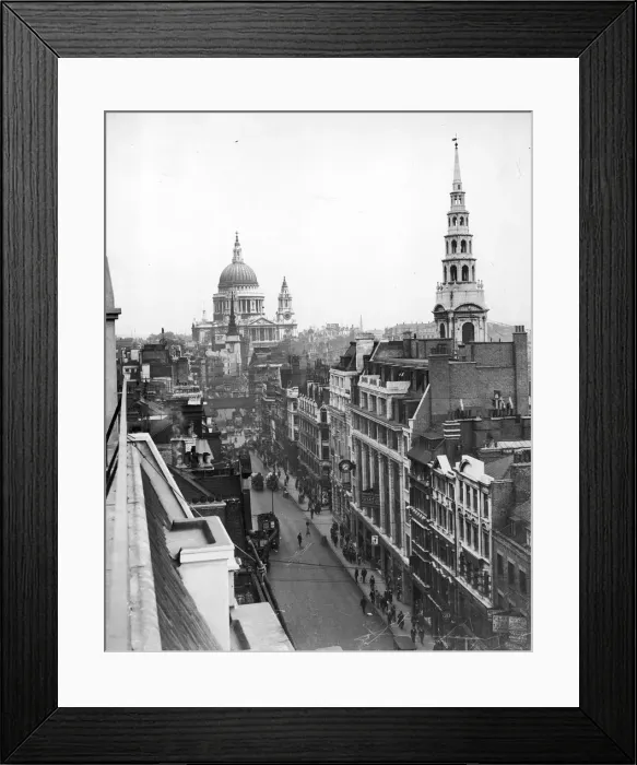 Framed Print : Fleet Street Framed Print : Fleet Street