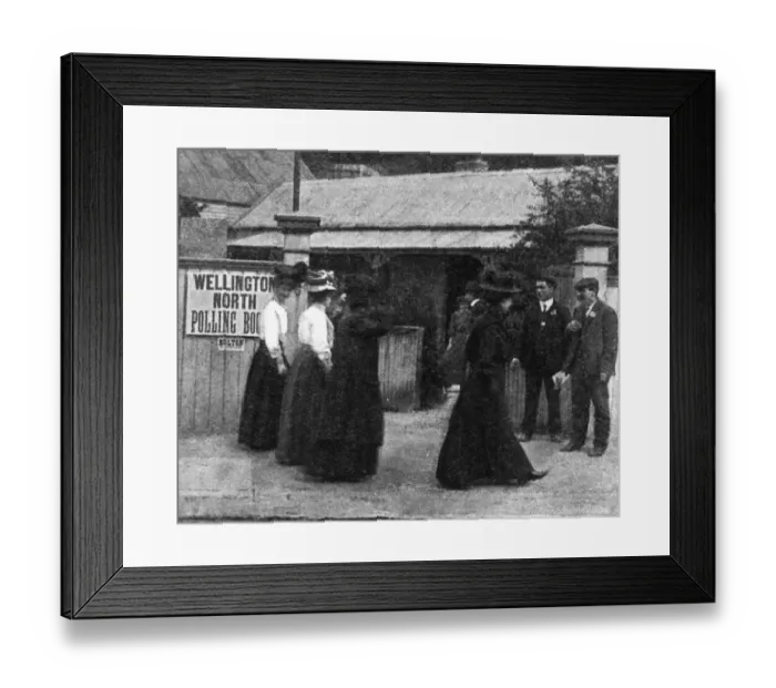 Framed Print : Women Voters Framed Print : Women Voters