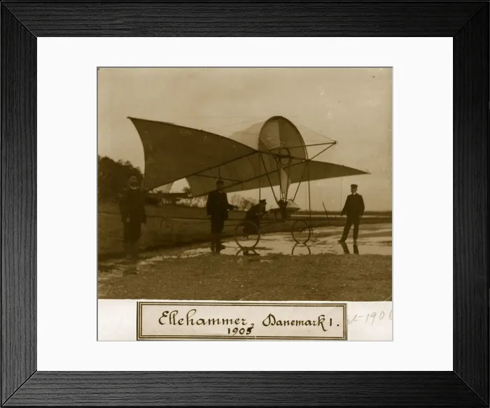 Framed Print : Ellehammer Aircraft Framed Print : Ellehammer Aircraft