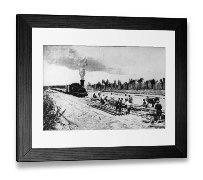 Framed Print : Siberian Railroad Framed Print : Siberian Railroad