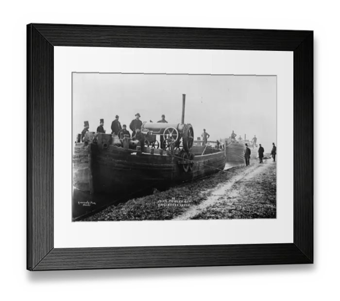 Framed Print : Barge Plough Framed Print : Barge Plough