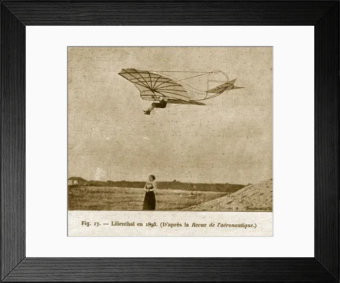 Framed Print : Lilienthal Flight Framed Print : Lilienthal Flight