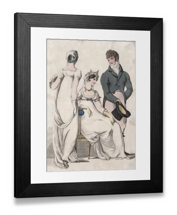 Framed Print : 1808 Fashions