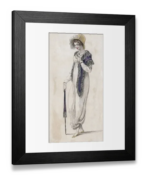Framed Print : Walking Dress Framed Print : Walking Dress