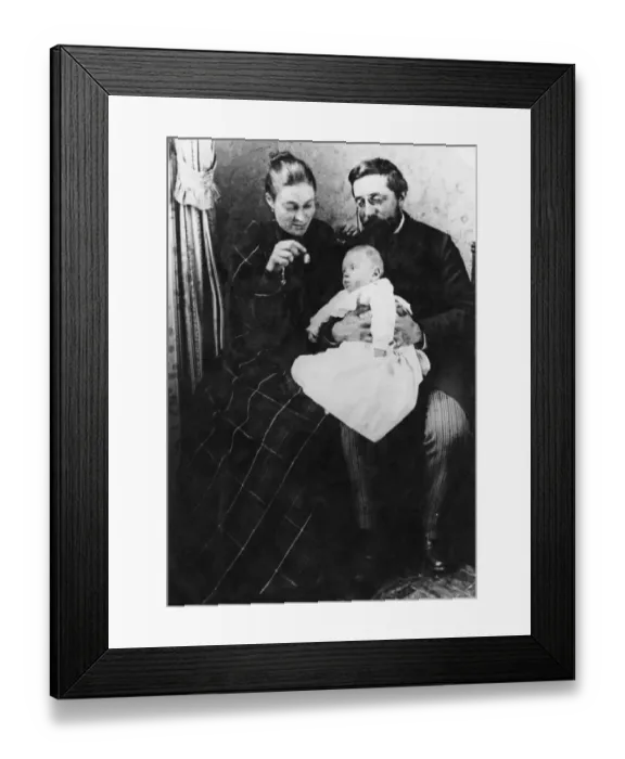 Framed Print : Victorian Family Group