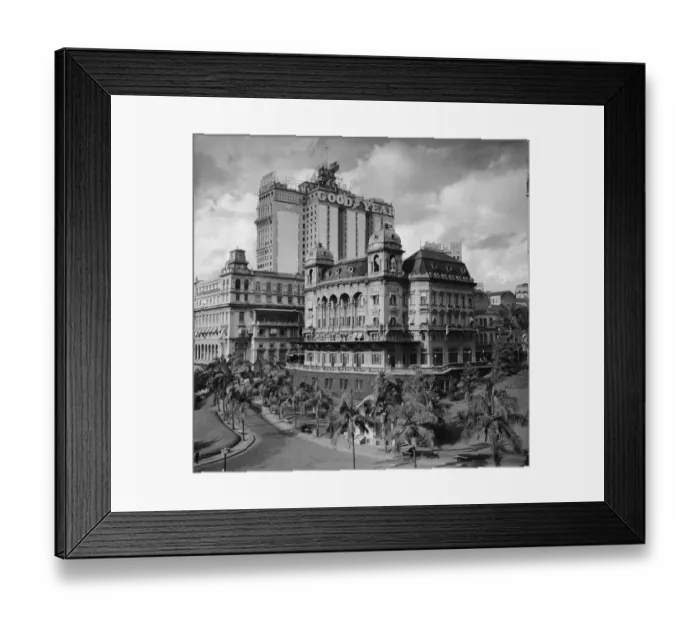 Framed Print : Sao Paulo. A view of the business district of Sao Paulo, seen Framed Print : Sao Paulo. A view of the business district of Sao Paulo, seen