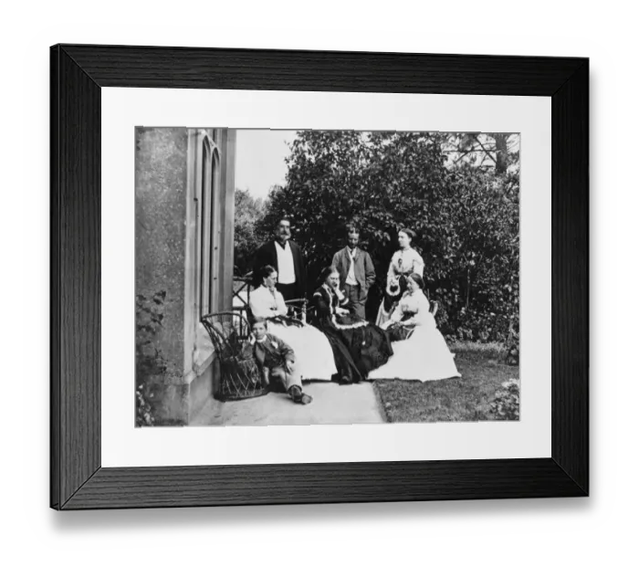 Framed Print : Victorian Family Group Framed Print : Victorian Family Group