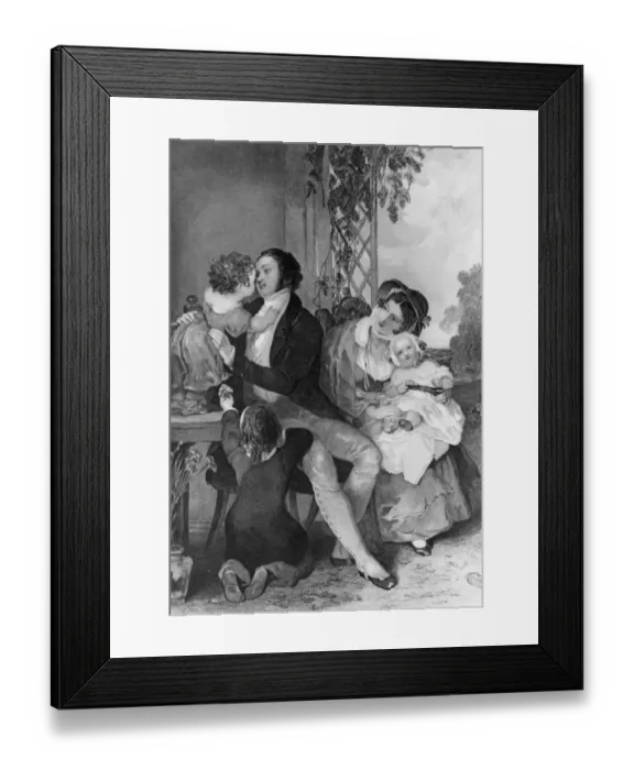 Framed Print : Victorian Family Group Framed Print : Victorian Family Group