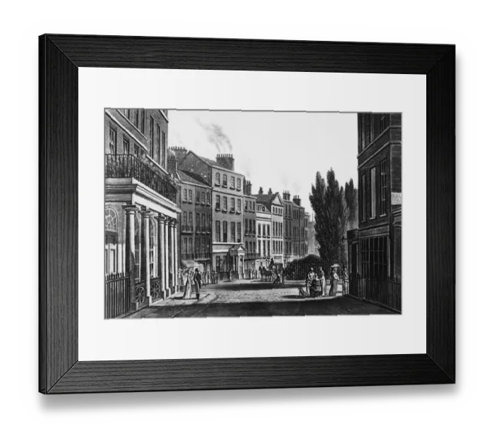 Framed Print : Leicester Place Framed Print : Leicester Place