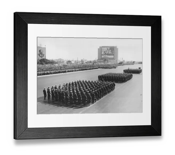 Framed Print : Military Parade In Havana Framed Print : Military Parade In Havana