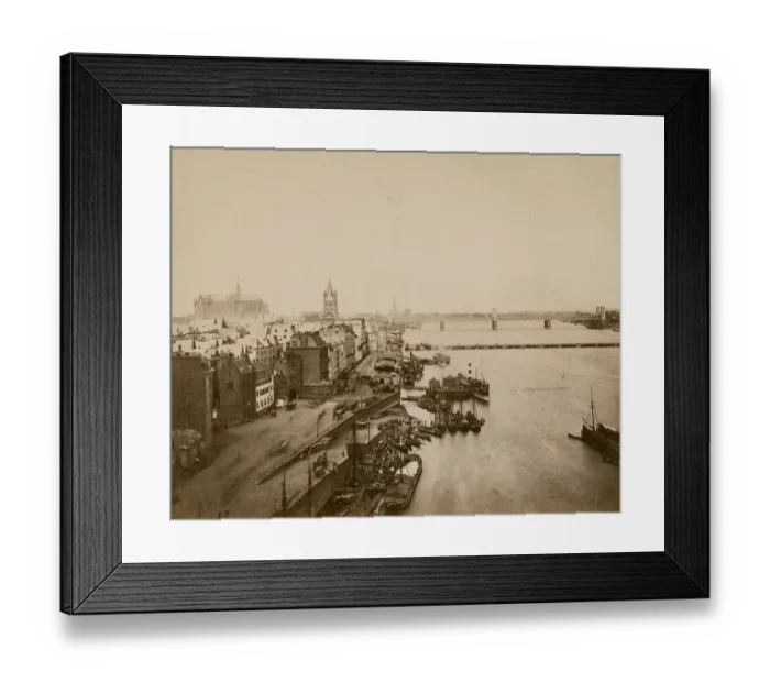 Framed Print : Rhine In Cologne Framed Print : Rhine In Cologne