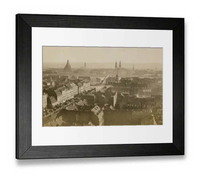 Framed Print : Dresden From On High Framed Print : Dresden From On High