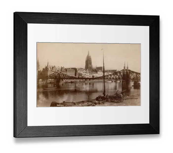 Framed Print : Eiserner Steg Framed Print : Eiserner Steg