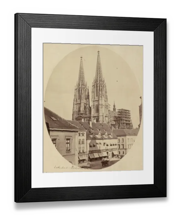Framed Print : Regensburg Cathedral