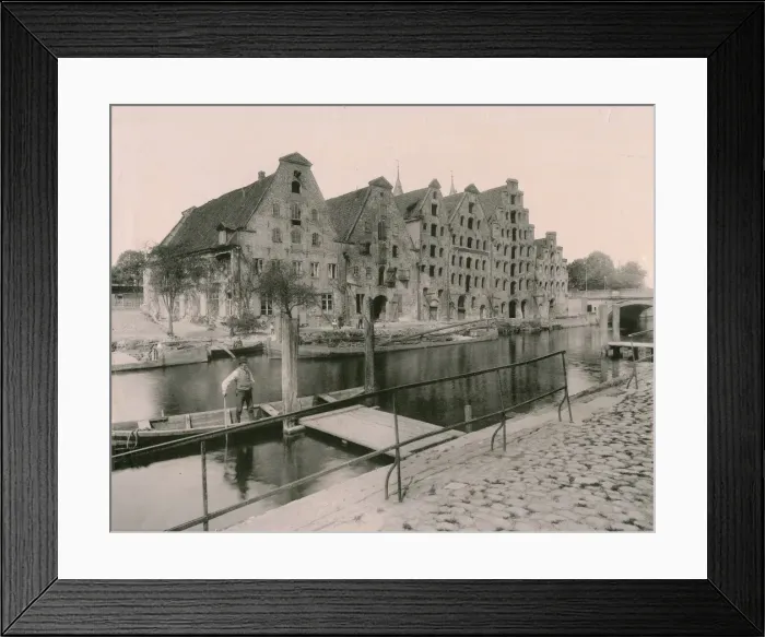 Framed Print : Lubeck Warehouses Framed Print : Lubeck Warehouses